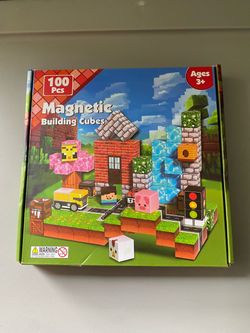 Magnetic Building Cubes 100-Piece Set