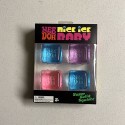 Needoh Nice Ice Baby - 4pk Nice Cubes - SEALED