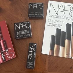 Lot of 5 NARS makeup bundle minis  Concealer, mascara, blush, lipstick, setting powder  Top nars selling pieces  Brand new