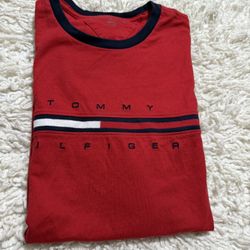 Tommy Hilfiger red men’s shirt  XL on tag
