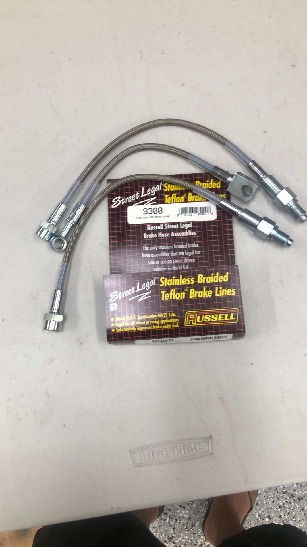 Ford Fox Body Steel Braided Bake Line Set