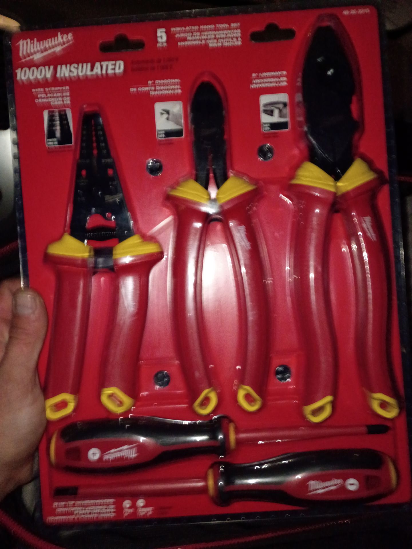 5 pce insulated hand tool set