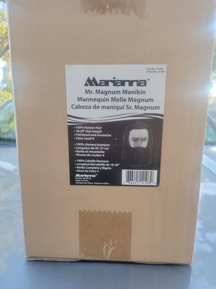 Manikin Head With Beard, Barber 