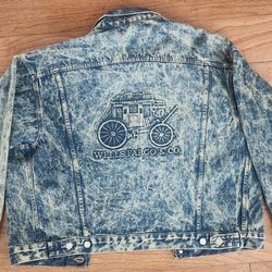Wells Fargo Embossed Denim Jacket