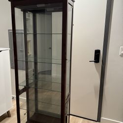 Hardwood Glass Display Cabinet