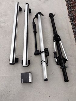 Thule Roof Rack with 2 bike racks