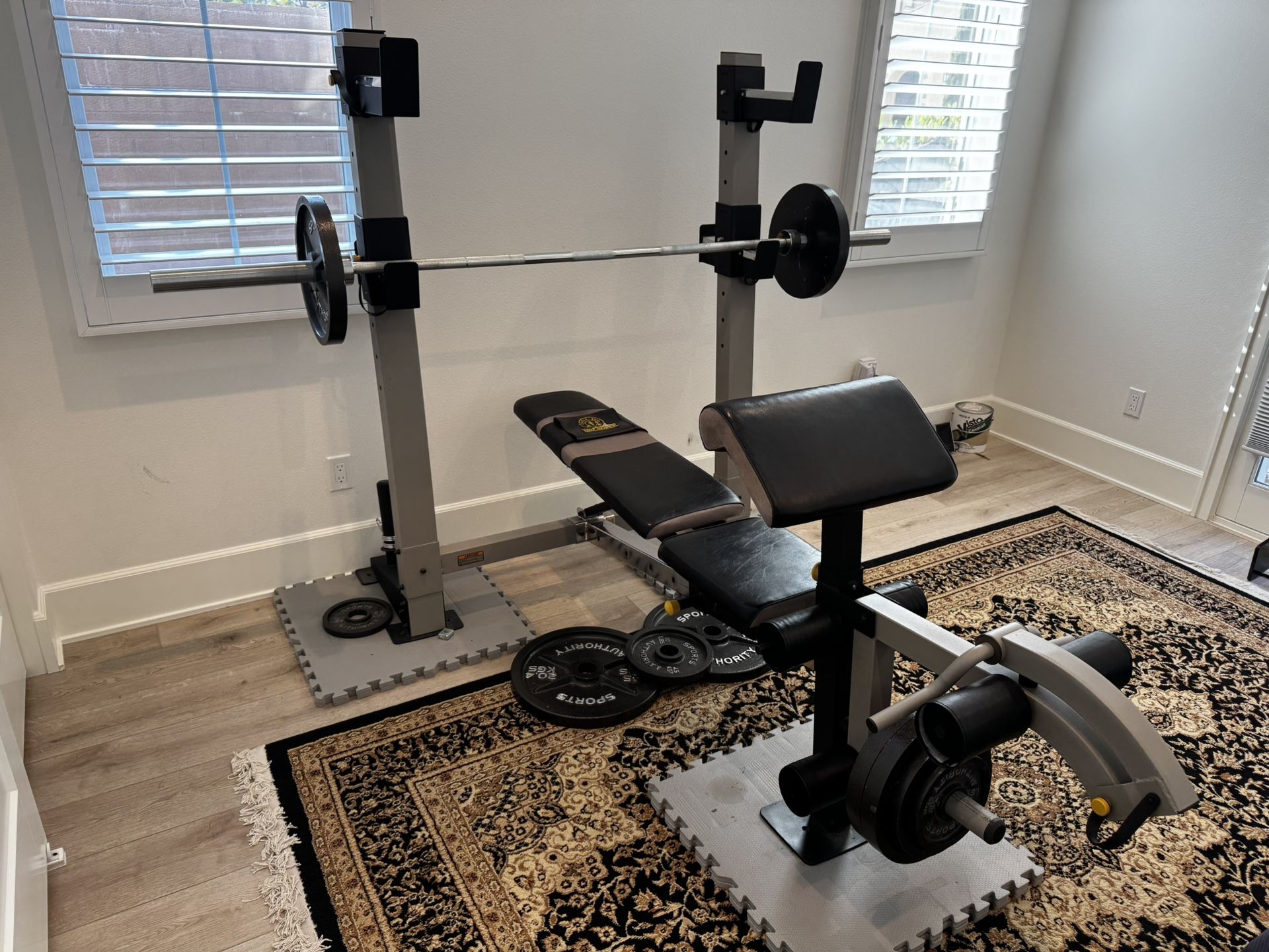 Gold’s Gym Pro Series Bench & Olympic Weight Set