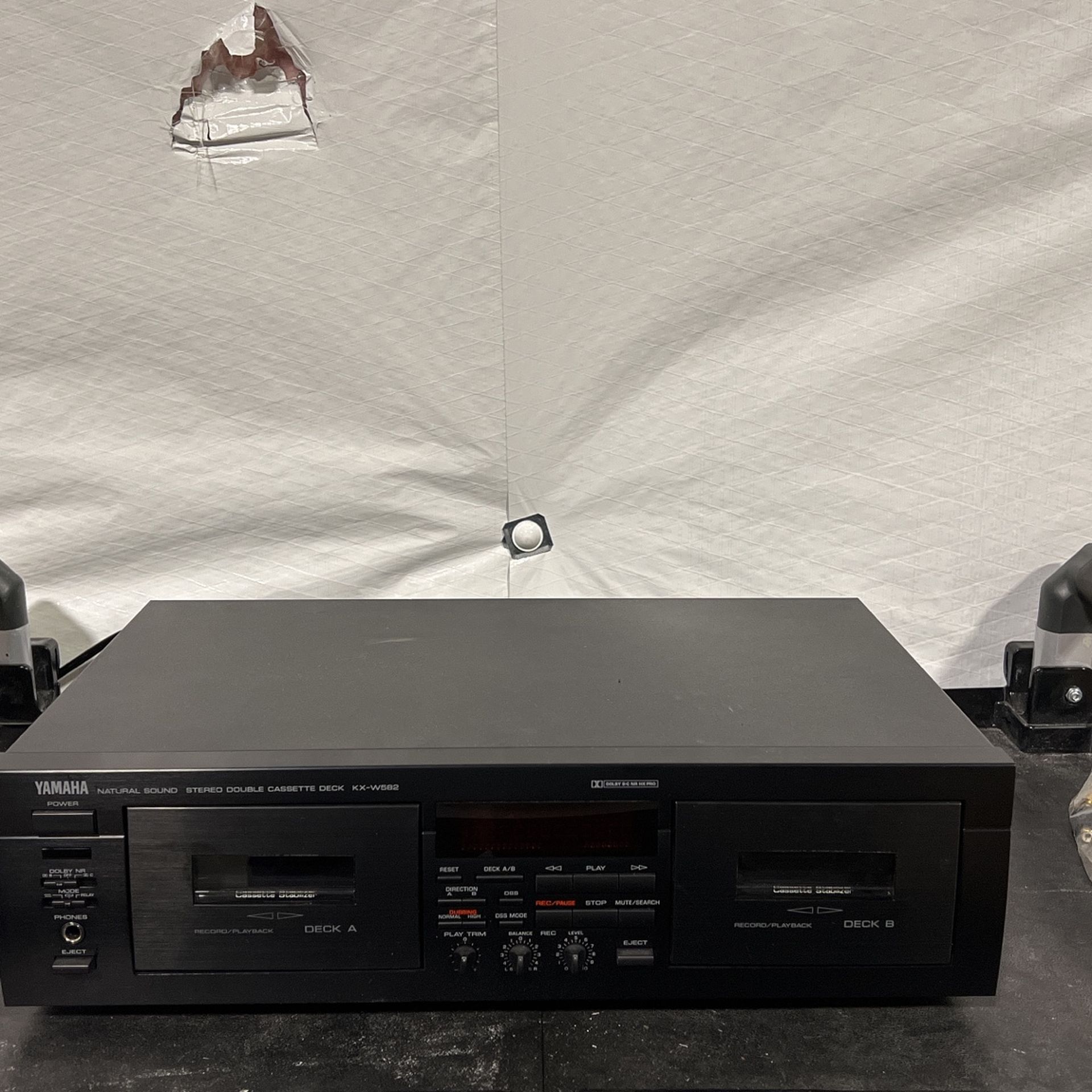 Yamaha natural Sound Stereo Double Cassette Deck KX-W582