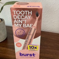 New Rose gold Burst Sonic Toothbrush 