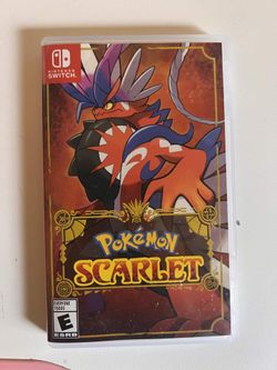 Pokemon Scarlet Nintendo Switch Case Only