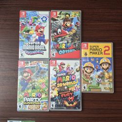 NINTENDO SWITCH Mario Games, Wonder Party 3d Bowsers Fury Maker 2
