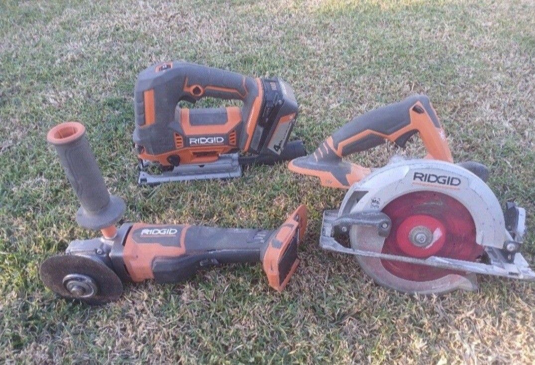 3 Ridgid Power Tools