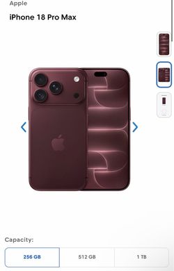 iPhone 18 pro max on payment plans!