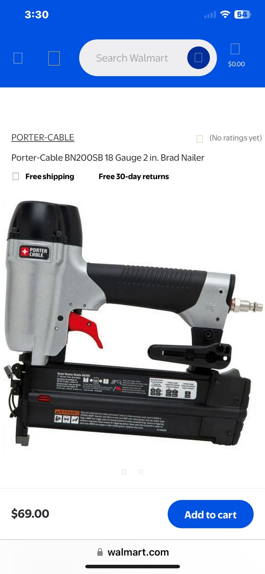 Porter Cable Nail Gun