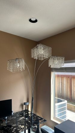 Crystal Arc Floor Lamp