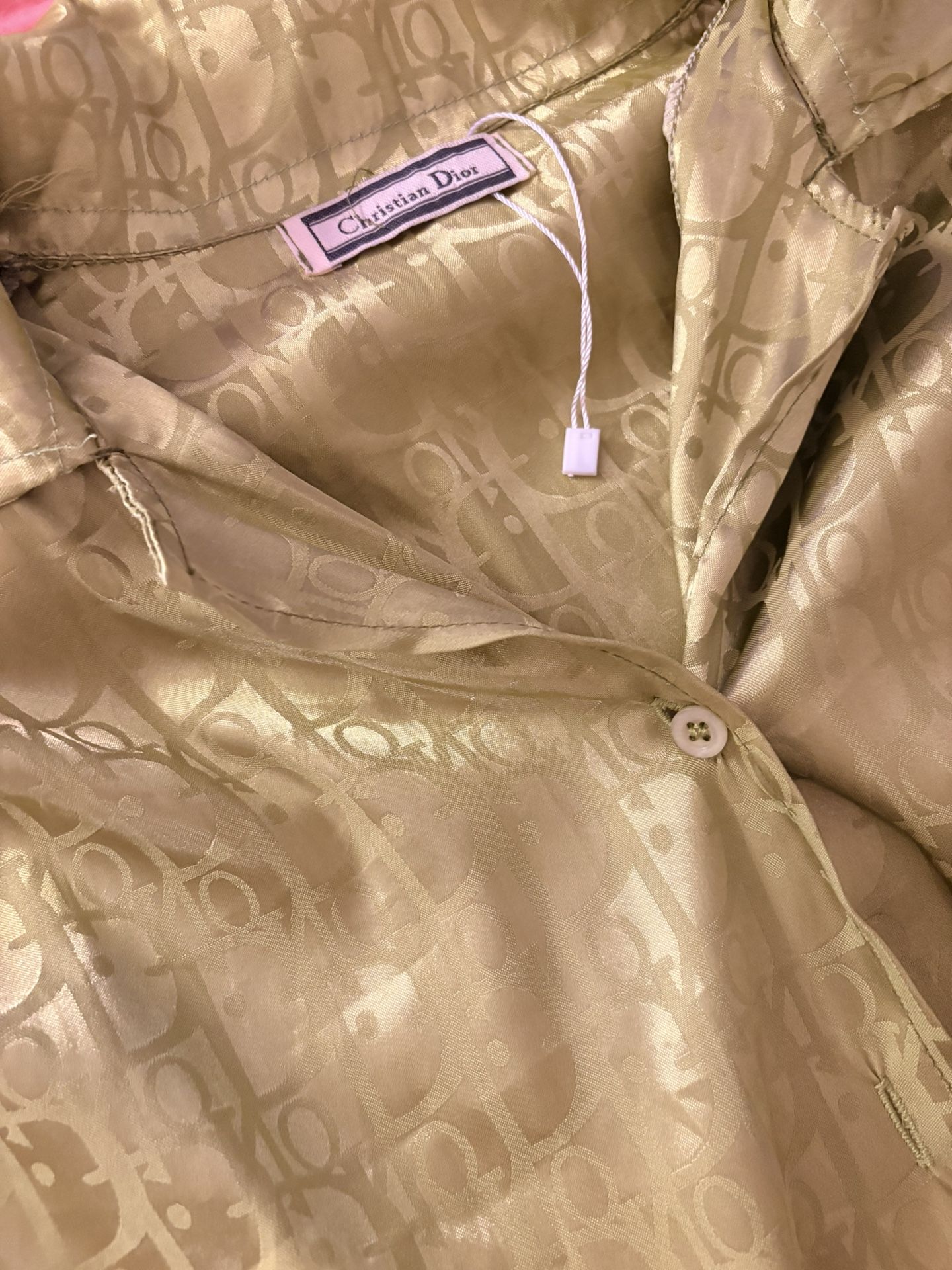Authentic Christian Dior Button Up 