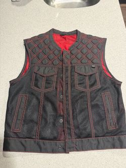 Brand new moto mesh vest large