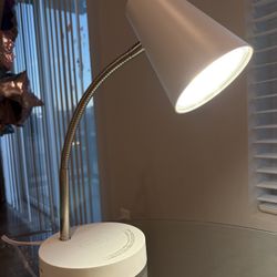 White Adjustable Desk Lamp