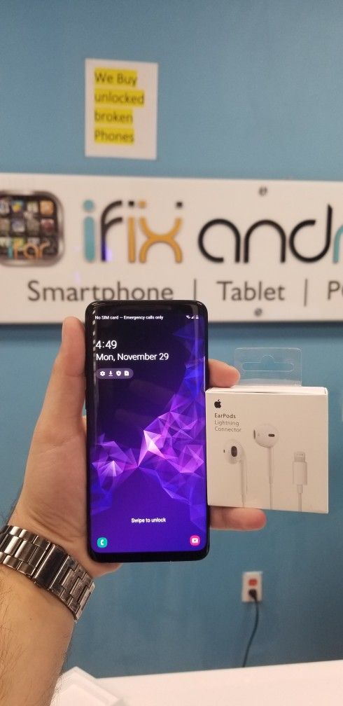 Unlocked Samsung S9plus , 64 Gb