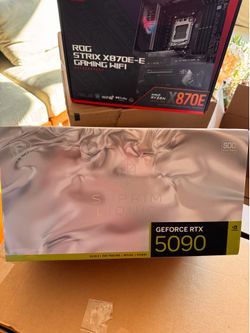 MSI RTX 5090 Suprim Liquid GPU + ASUS ROG Strix X870e motherboard
