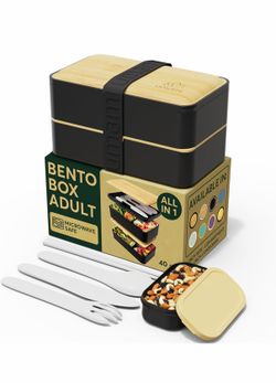 Bento box with utensils