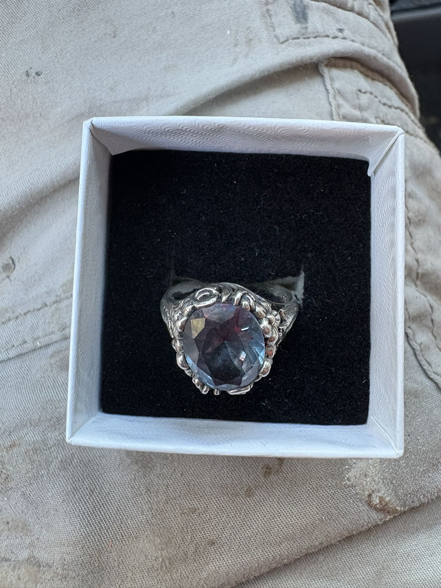Silver Topaz Ring