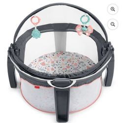 Fisher-Price On-the-Go Infant Dome Portable Bassinet and Play Space for Infants