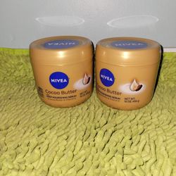 2 Nivea Cocoa Butter Body Cream 16oz