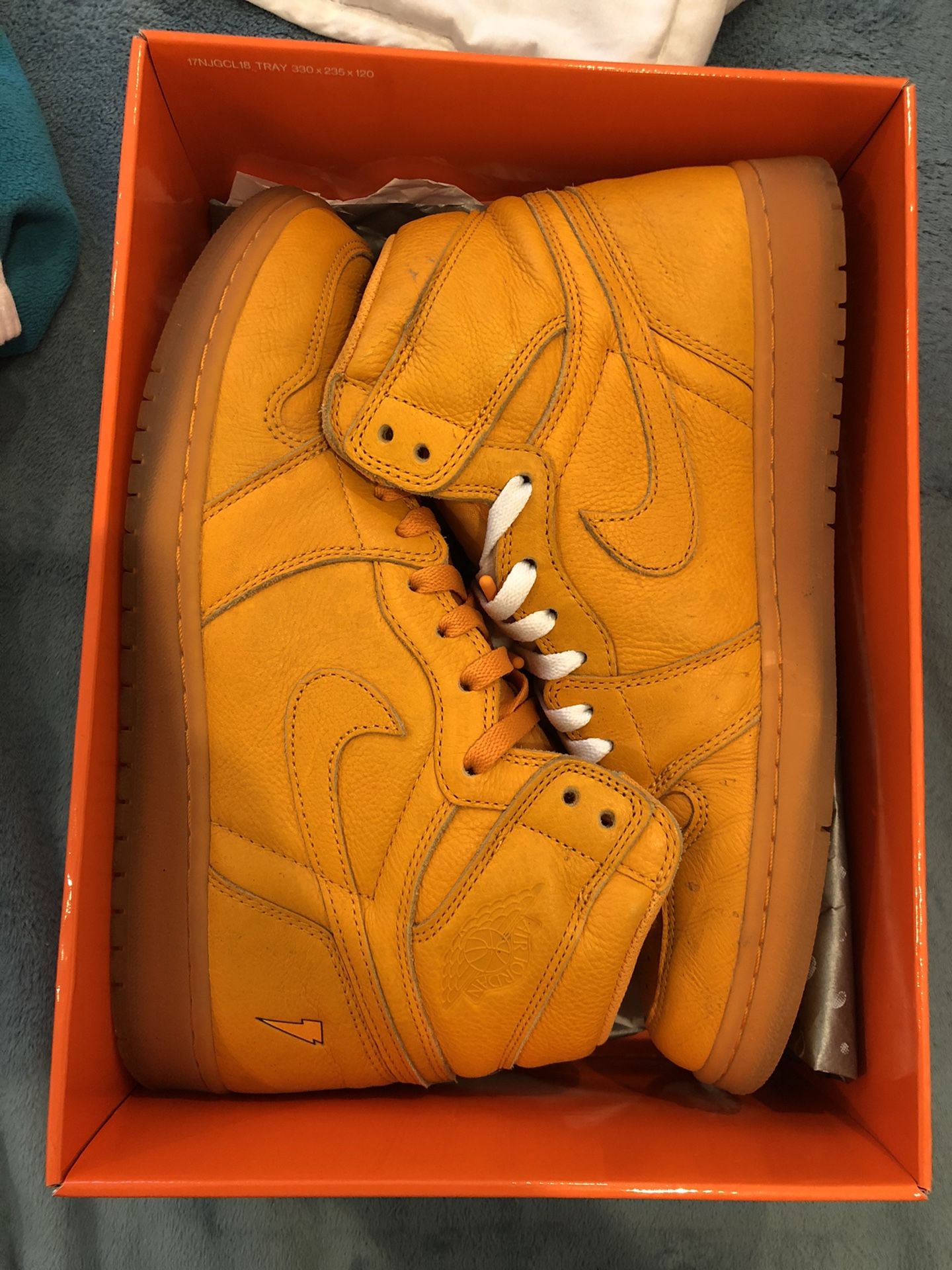 Jordan 1 Gatorade orange size 12