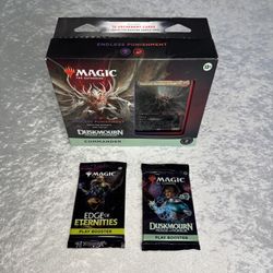 Magic: The Gathering - Duskmourn: House of Horror Commander Deck + Play Boosters