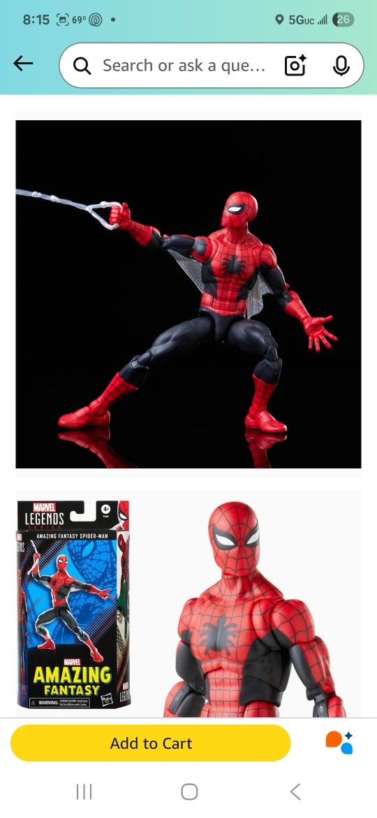 6" Spiderman