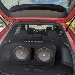 2  12" Kicker Subwoofers 
