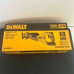 $130 New Dewalt XR Reciprocating Saw (TOOL-ONLY) 20-volt sawzall Model #DCS382B
