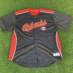 ARIZONA DIAMONDBACKS “True Fan” MLB Baseball Jersey. Embroidered. Pre Owned.