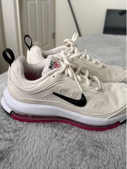 Nike Air Max Ap Shoes Women Size 6.5 Phantom White Black Pink Shoes