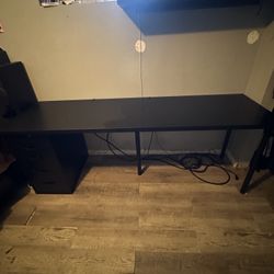 IKEA Desk With Drawers 