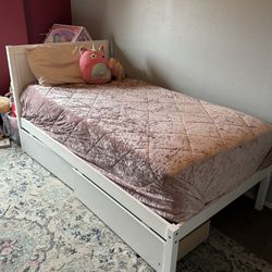Twin Size Bed With Frame 