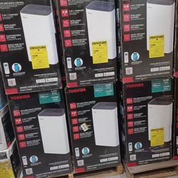 Get New Ac's With Warranty.  12000btu Portable Ac By Toshiba WiFi Smart.  Complete Set New.