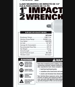 Matco Impact Wrench