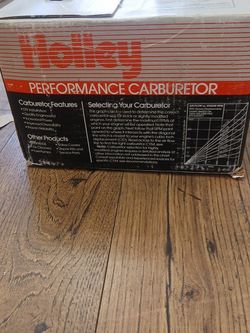 Holley performance carb