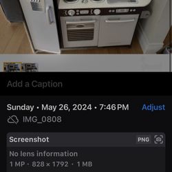 play kitchen needs S crew For Door