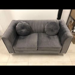 Suede Couch