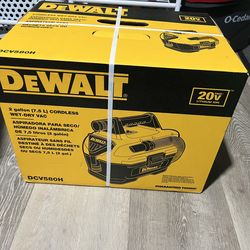 DEWALT CORDLESS WET-DRY VAC BRAND NEW IN SEALED BOX
