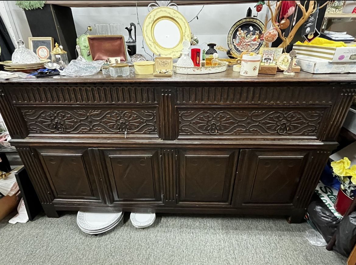 Antique Wood Cabinet