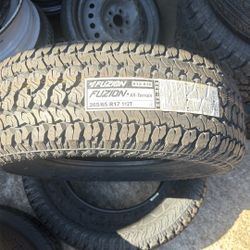 265/65/17 Fuzion All Terrain Tires 