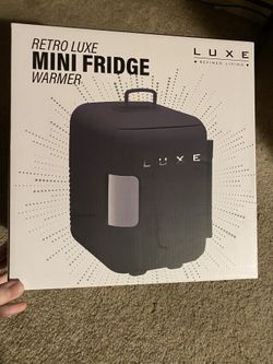 Luxe mini fridge 