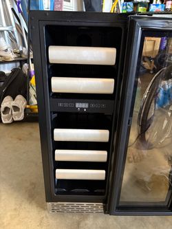 Wine Cooler with Digital Controls and Glass Door