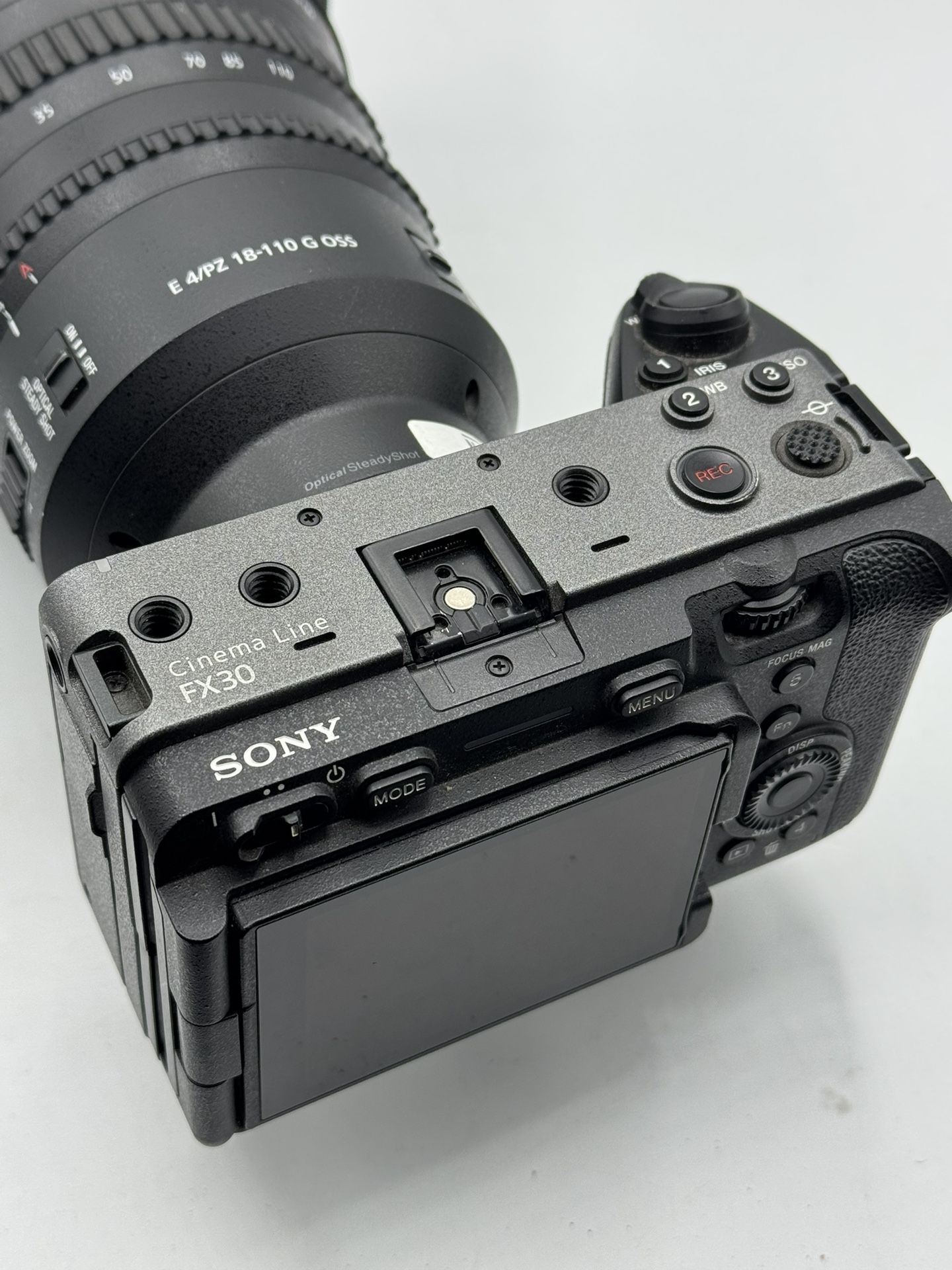 Sony FX30 with PZ 18-110 Cinema Lens