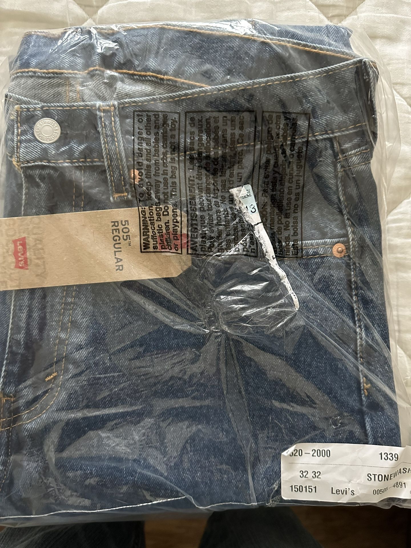 Levi’s 505 Mens Jeans 32x32 - New