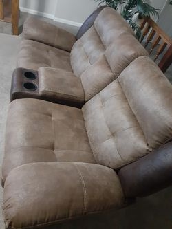 Couch and love seat